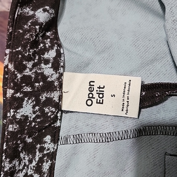 Open Edit Pleated Stretch Bootcut Pants Size Small NWT - Picture 5 of 7